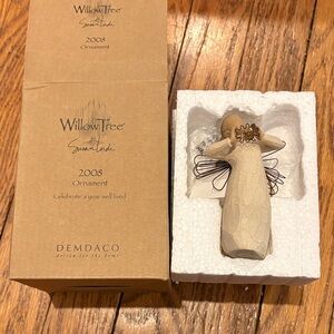 Willow Tree Cream Angel Ornament